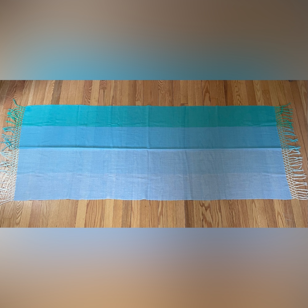 Handmade Handwoven 100% Wool Crock of Gold Ireland Huge 84” x 28” Scarf Wrap - Picture 5 of 10